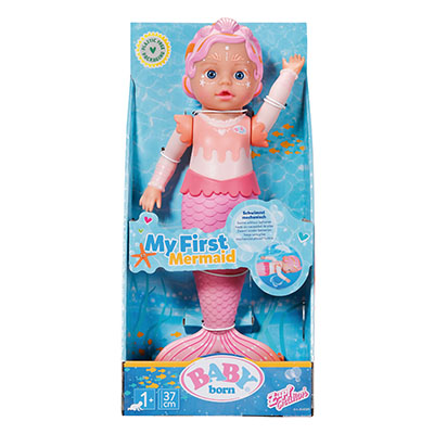 Baby Born 37cm My First Mermaid Doll